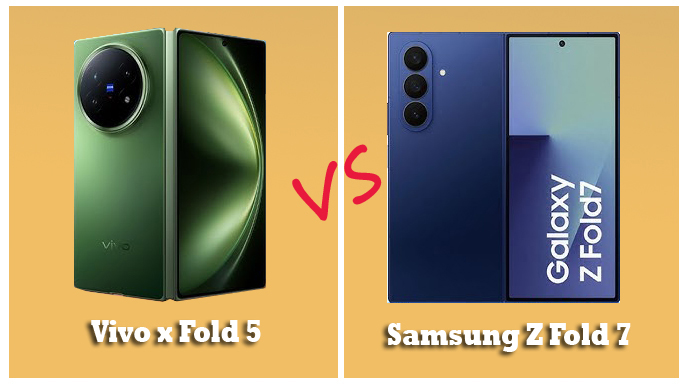 Vivo X Fold 5 और Samsung Galaxy Z Fold 7